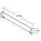Azar Displays Short Center Dividers for Azar Displays Modular Tray, PK50 225902 - alternate 2